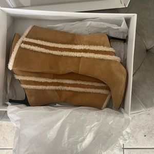IRO Teddy Suede & Fur Boots